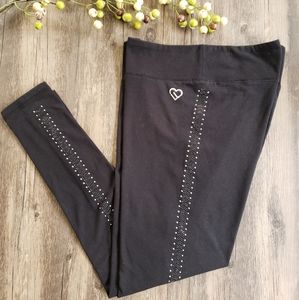 LIVE LOVE DREAM BLACK LEGGINGS by AEROPOSTALE